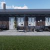 Benelux Veranda  9,90 mt x  2,80 mt – Anthracite – Helder Polycarbonate - inclusief montage - Afbeelding 3