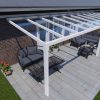 Benelux Veranda  9,90 mt x  3,80 mt – Cream – Glass - inclusief montage
