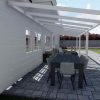 Benelux Veranda  10,20 mt x  3,20 mt – Cream – Opal Polycarbonate - inclusief montage - Afbeelding 2