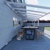 Benelux Veranda  11,90 mt x  3,50 mt – Cream – Glass - inclusief montage - Afbeelding 2