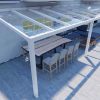 Benelux Veranda  11,90 mt x  3,50 mt – Cream – Glass - inclusief montage