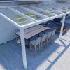 Benelux Veranda  11,20 mt x  2,80 mt – Cream – Opal Polycarbonate - inclusief montage