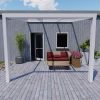 Benelux Veranda  3,06 mt x  3,60 mt – Cream – Glass - Afbeelding 3