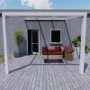 Benelux Veranda  3,06 mt x  3,60 mt – Cream – Opal Polycarbonate - Afbeelding 3