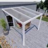 Benelux Veranda  3,06 mt x  3,60 mt – Cream – Opal Polycarbonate