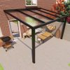 Benelux Veranda  3,20 mt x  3,10 mt – Anthracite – Helder Polycarbonate - inclusief montage