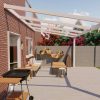 Benelux Veranda  3,20 mt x  3 mt – Cream – Helder Polycarbonate - inclusief montage - Afbeelding 2