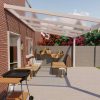 Benelux Veranda  3,60 mt x  2,90 mt – Cream – Opal Polycarbonate - inclusief montage - Afbeelding 2