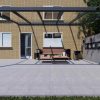 Benelux Veranda  4,90 mt x  3,50 mt – Zwart – Glass - inclusief montage