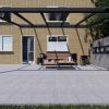 Benelux Veranda  4,80 mt x  3,40 mt – Zwart – Helder Polycarbonate - inclusief montage
