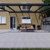 Benelux Veranda  5 mt x  4 mt – Zwart – Opal Polycarbonate - inclusief montage