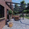 Benelux Veranda  5,40 mt x  3,70 mt – Zwart – Glass - inclusief montage - Afbeelding 2