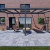 Benelux Veranda  5,60 mt x  3 mt – Anthracite – Helder Polycarbonate - inclusief montage - Afbeelding 3