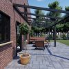 Benelux Veranda  5,60 mt x  3 mt – Anthracite – Helder Polycarbonate - inclusief montage - Afbeelding 2