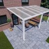 Benelux Veranda  5,20 mt x  2,50 mt – Cream – Opal Polycarbonate - inclusief montage