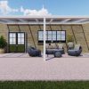 Benelux Veranda  6,40 mt x  2,90 mt – Cream – Opal Polycarbonate - inclusief montage - Afbeelding 3