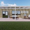Benelux Veranda  7,50 mt x  2,80 mt – Cream – Glass - inclusief montage - Afbeelding 3