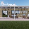 Benelux Veranda  7,30 mt x  3,30 mt – Cream – Opal Polycarbonate - inclusief montage - Afbeelding 3