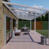 Benelux Veranda  7,30 mt x  3,30 mt – Cream – Opal Polycarbonate - inclusief montage - Afbeelding 2