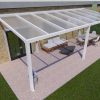Benelux Veranda  7,30 mt x  3,30 mt – Cream – Opal Polycarbonate - inclusief montage