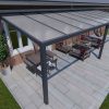 Benelux Veranda  9,30 mt x  2,50 mt – Anthracite – Opal Polycarbonate - inclusief montage